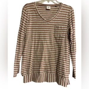 Cabi Striped Long Sleeve Tee